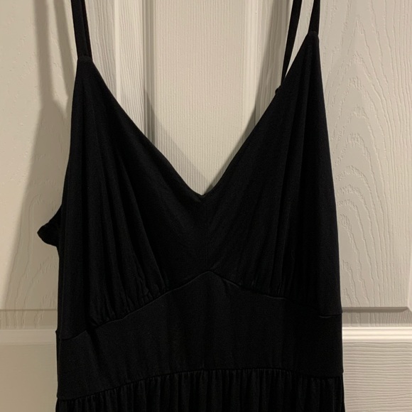 ModCloth Comfortable Collab knit maxi black dress - Picture 3 of 8